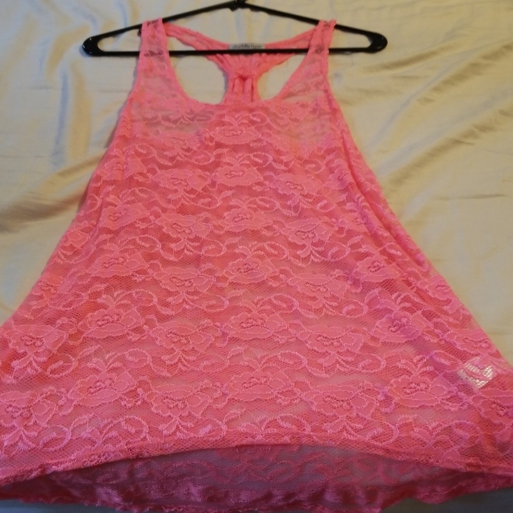 Lace tank top